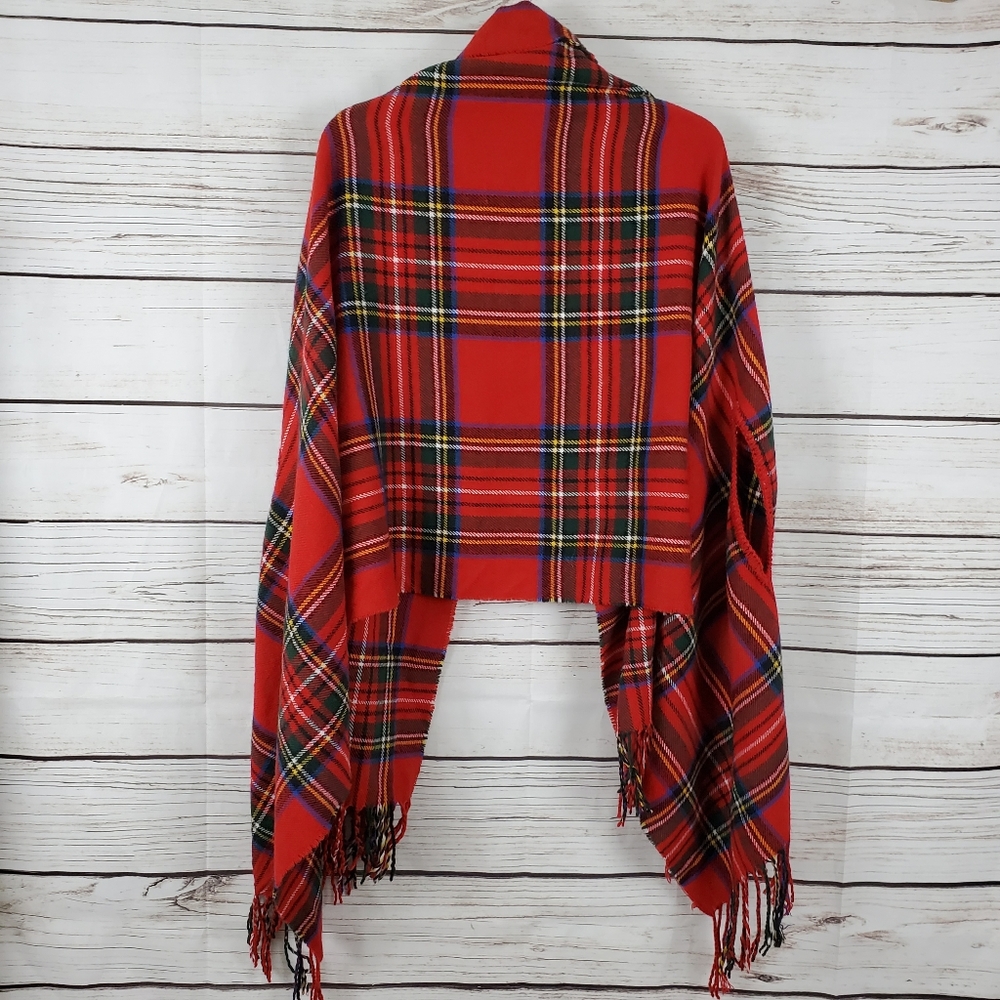 Mudpie | Plaid Blanket Shawl - Picture 7 of 7